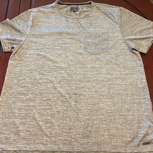 GUESS MENS XL T SHIRT GREY GRAY TEXTURED